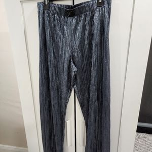 Victoria's Secret Womens Petite Plissé Pleated Jogger Pajamas AW4  blue Size m